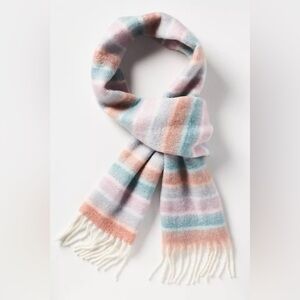 NWT Anthropologie Horizontal Striped Cozy Scarf